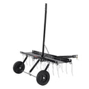 VEVOR piekabināms zāles iztīrītājs, 101,6 cm zāles iztīrītāja grābeklis ATV vai zāles pļāvējam, 20 dakšas