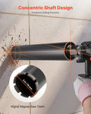 VEVOR dimanta kroņurbis mitrajai urbšanai, diametrs 76 mm, urbšanas dziļums 356 mm, 1-1/4″-7 iekšējā vītne, augstas precizitātes metinājums dzelzsbetonam, ķieģeļiem un mūrim