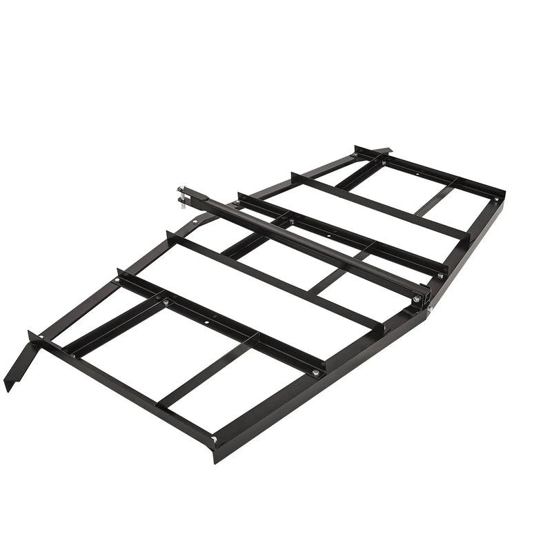 VEVOR velkamais ecēšu līdzinātājs, 2134 mm plats piekabināms ecēšu līdzinātājs no Q235 tērauda ar regulējamiem stieņiem un tapas sakabi, paredzēts slodzei līdz 22,7 kg, traktoru piekabināmās ecēšas ATV, UTV un dārza zāliena traktoriem