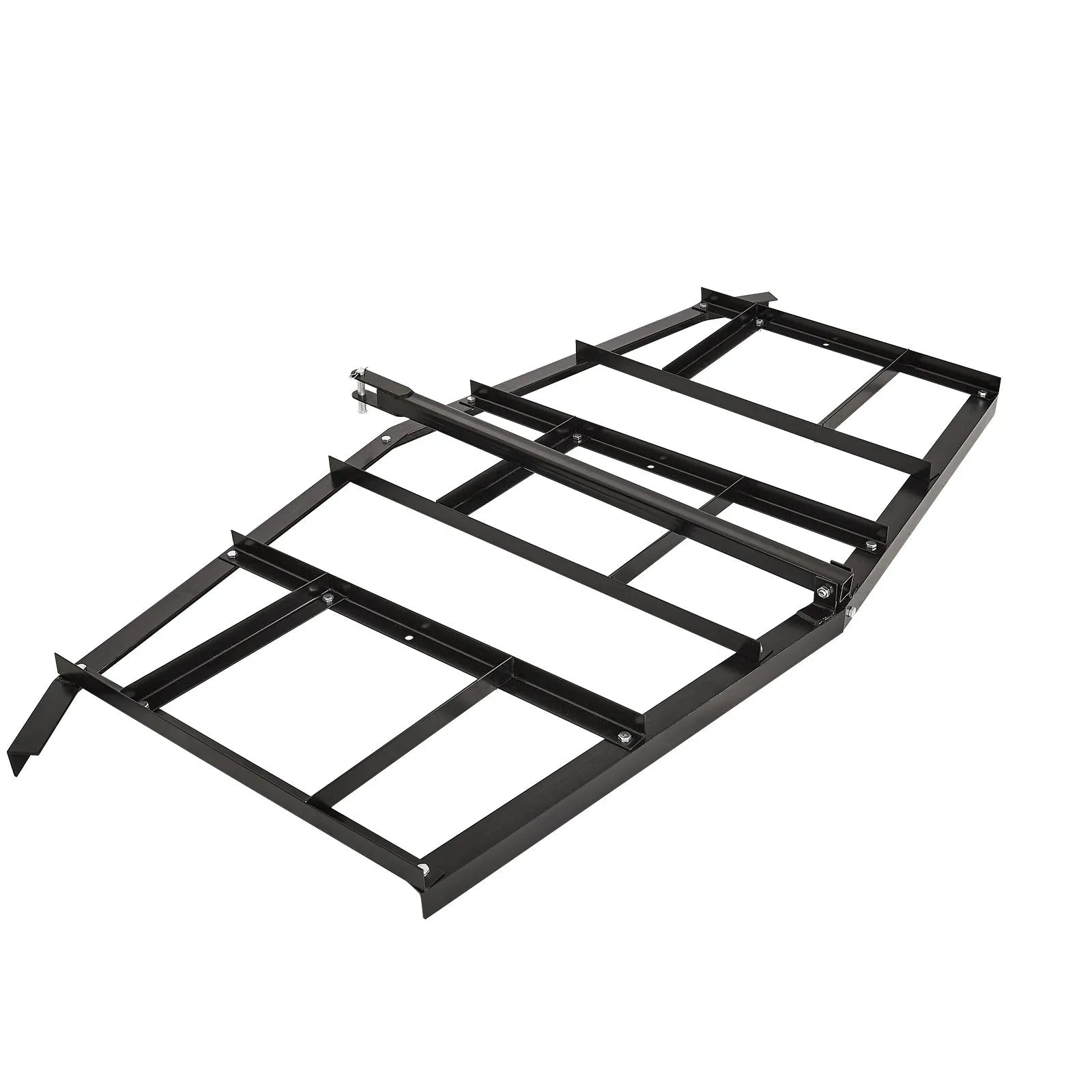 VEVOR velkamais ecēšu līdzinātājs, 2134 mm plats piekabināms ecēšu līdzinātājs no Q235 tērauda ar regulējamiem stieņiem un tapas sakabi, paredzēts slodzei līdz 22,7 kg, traktoru piekabināmās ecēšas ATV, UTV un dārza zāliena traktoriem