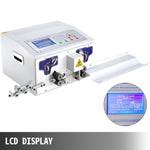 VEVOR Automatic Wire Stripping and Insulation Removal Machine, 300 V, computer-controlled, with wire straightener and collection tray, suitable for wires with a cross-sectional area of 0.1–10 mm²