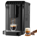 VEVOR automātiskā espresso mašīna 15Bar ar iebūvētām dzirnaviņām un 15 malšanas līmeņiem