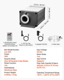 Starlight laevalgusti komplekt, 450 tk, 0,75 mm, 3 m, 16 W, Bluetooth, kaugjuhtimispult, heli aktiveerimine, RGBW