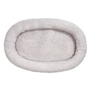 VEVOR cilvēka izmēra suņu gulta, 171 × 100 × 24 cm ortopēdisks memory foam matracis, cilvēka izmēra gulta suņiem ar sānu kabatu, rokturi un rāvējslēdzēju, noņemamu un mazgājamu mašīnā, pelēkā krāsā.