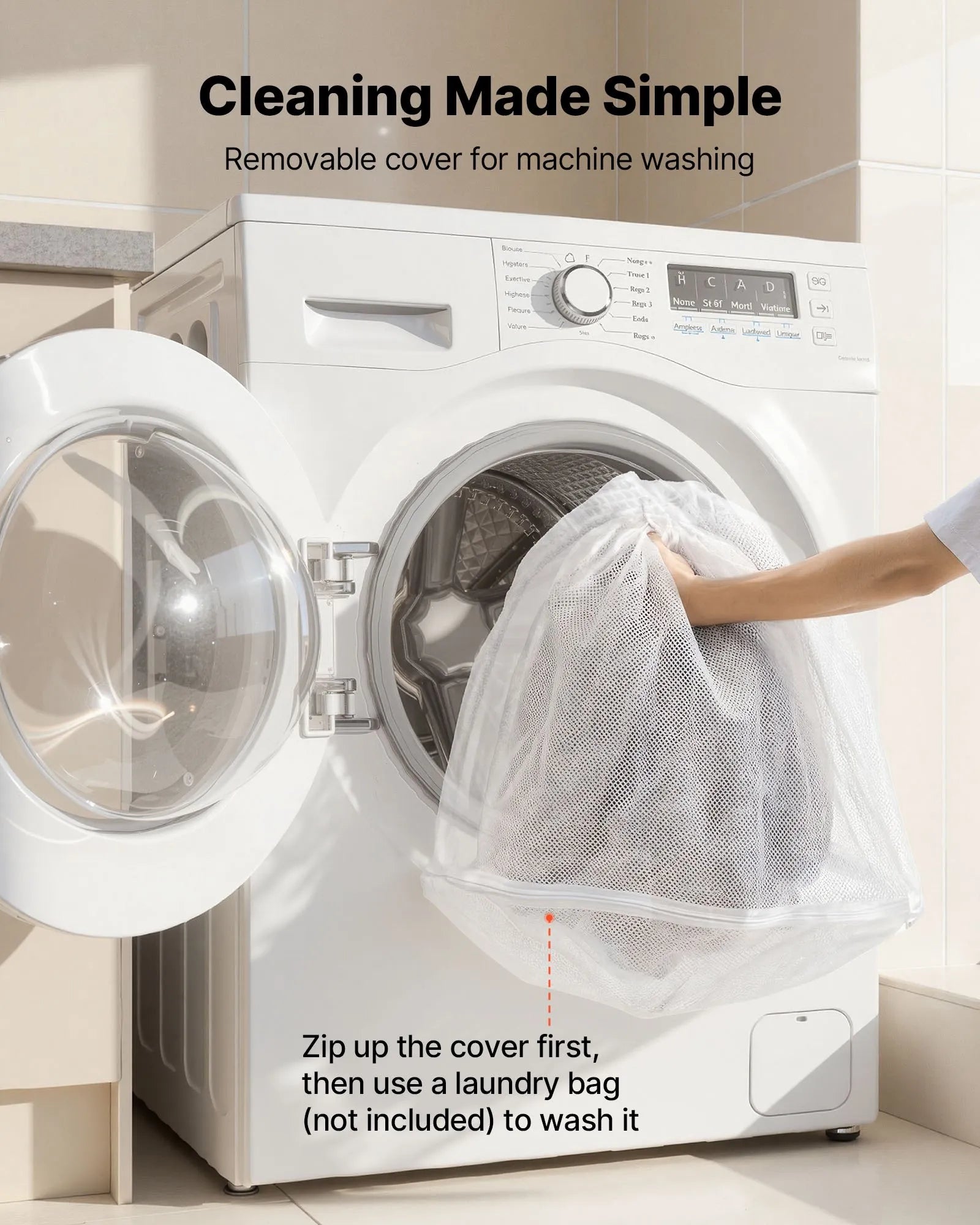 VEVOR cilvēka izmēra suņu gulta, 1770 × 1230 × 240 mm ortopēdisks memory foam matracis, cilvēka izmēra gulta suņiem ar sānu kabatu, rokturi un rāvējslēdzēju, noņemama un mazgājama mašīnā, brūnā krāsā.