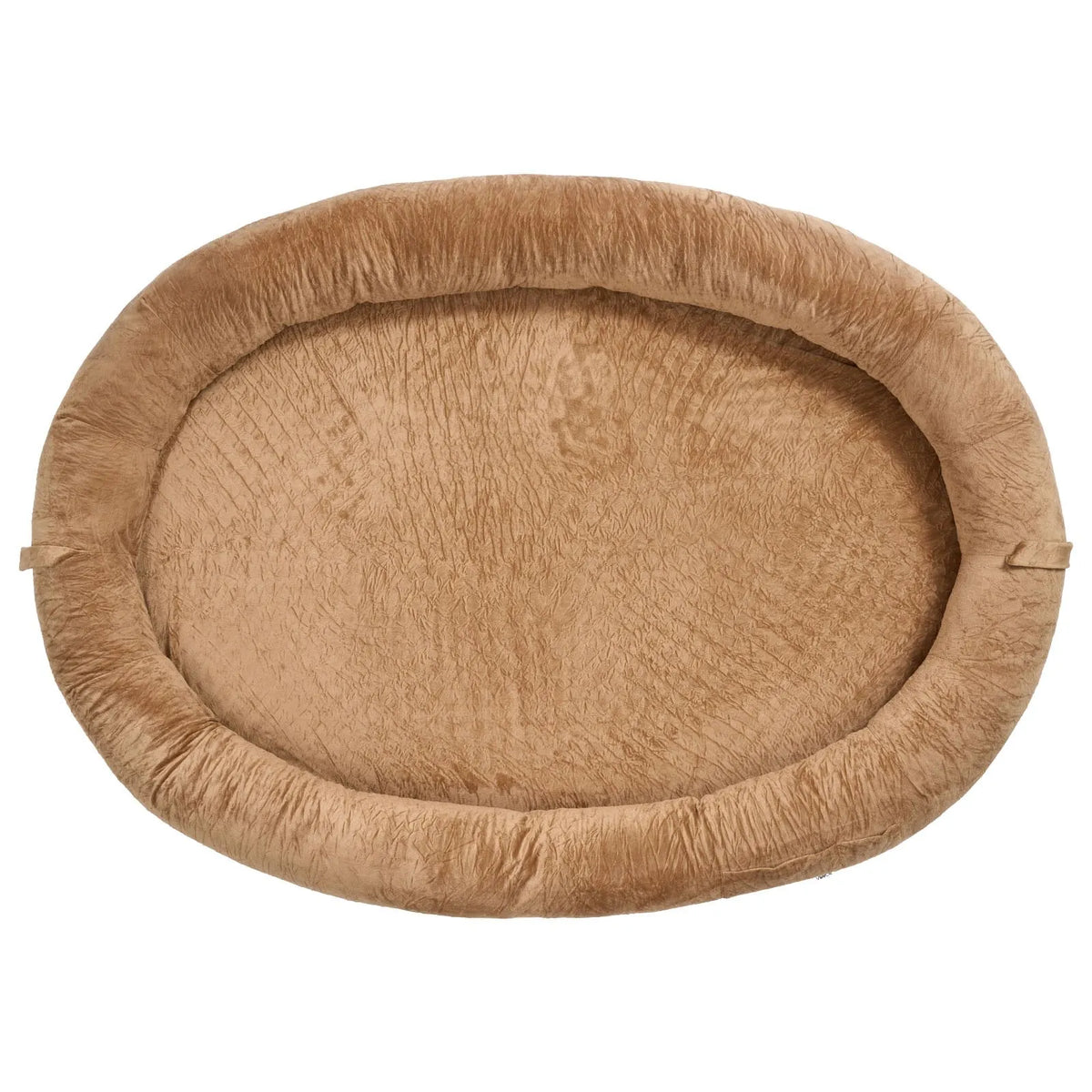 VEVOR cilvēka izmēra suņu gulta, 1770 × 1230 × 240 mm ortopēdisks memory foam matracis, cilvēka izmēra gulta suņiem ar sānu kabatu, rokturi un rāvējslēdzēju, noņemama un mazgājama mašīnā, brūnā krāsā.
