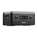 VEVOR papildu akumulators portatīvajai elektrostacijai, 2160 Wh LiFePO4 paplašināšanas akumulators ar 3 izejas pieslēgvietām lietošanai mājās, kempingā, ceļojumos un ārkārtas situācijās