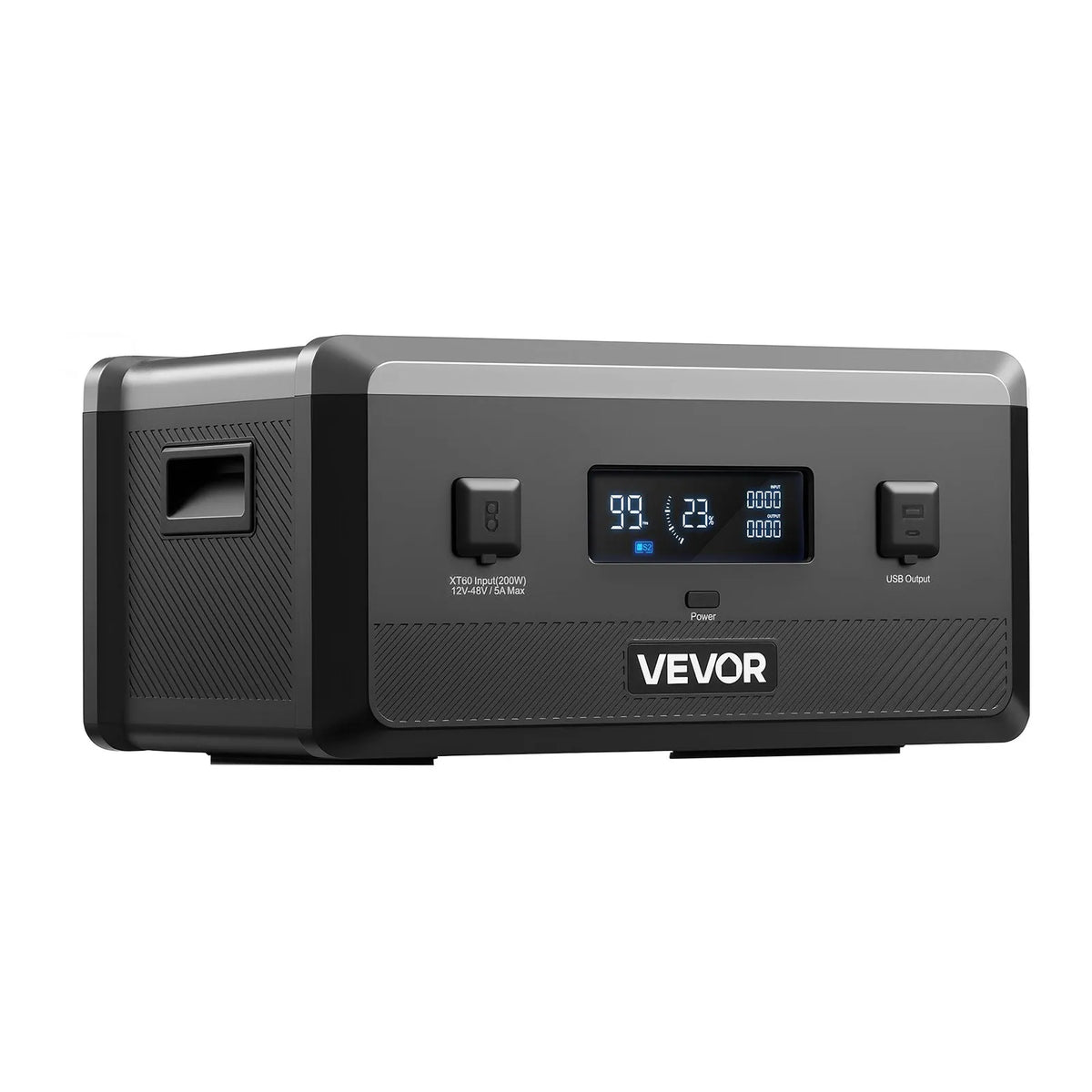 VEVOR papildu akumulators portatīvajai elektrostacijai, 2160 Wh LiFePO4 paplašināšanas akumulators ar 3 izejas pieslēgvietām lietošanai mājās, kempingā, ceļojumos un ārkārtas situācijās