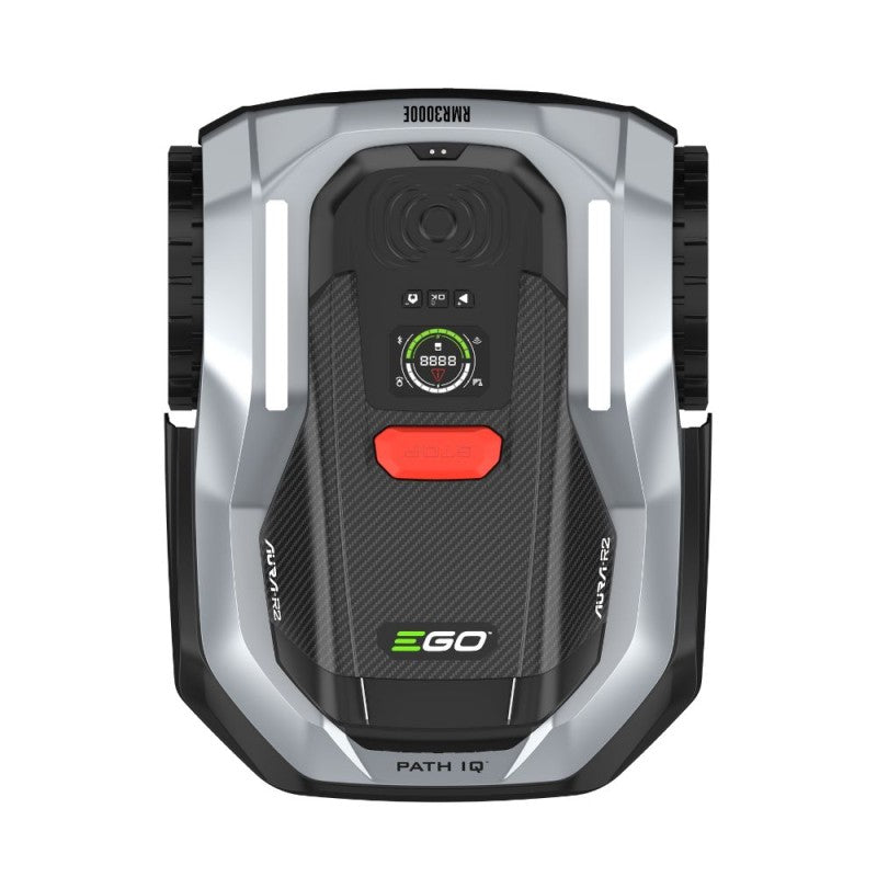 Dāvanā trimmeris 359eur vērtībā_3000m²_Bezvadu zāliena robots EGO Power+ AURA-R2 RMR3000 + dāvanā Akumulatora trimmeris EGO Power+ Split-Shaft ST1301E-S 33cm 359.00 EUR