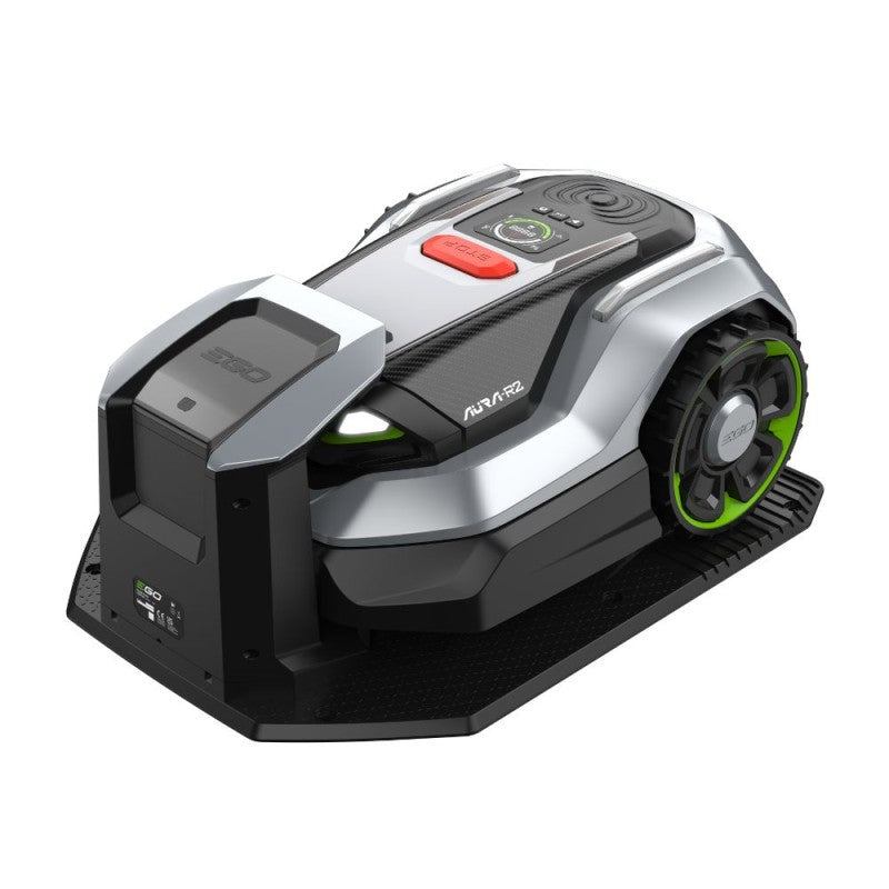 +Trimmeris dāvanā 359eur vērtībā_6000m²_Bezvadu zāliena robots EGO Power+ AURA-R2 RMR6000 + dāvanā Akumulatora trimmeris EGO Power+ Split-Shaft ST1301E-S 33cm 359.00 EUR