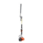 VEVOR 400 mm 26 cm³ divtaktu benzīna dzīvžogu griezējs ar divpusēju pretējas kustības asmeni, 270° regulējamu griešanas galvu, piemērots krūmu un dzīvžogu apgriešanai