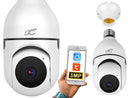IP rotating smart camera with E27 socket, 3 Mpix, 230 V, SMART LTC VISION