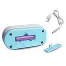 Saliekama LED galda lampa 10W, 3000k/4500k/6000K, 1200mAh, zila, LTC