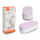 Foldable LED table lamp 10W, 3000k/4500k/6000K, 1200mAh, pink, LTC
