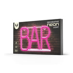 NEON LED BAR roosa nahkhiir+USB FLNE24 Forever Light
