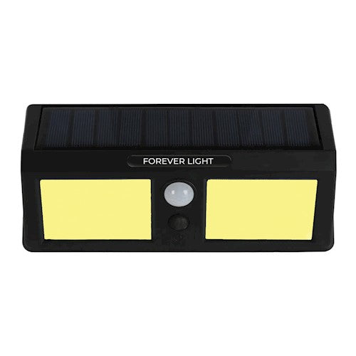 SUNARI Solar LED FLS-18 COB PIR 3W 200lm 800mAh Li-Ion för evigt ljus