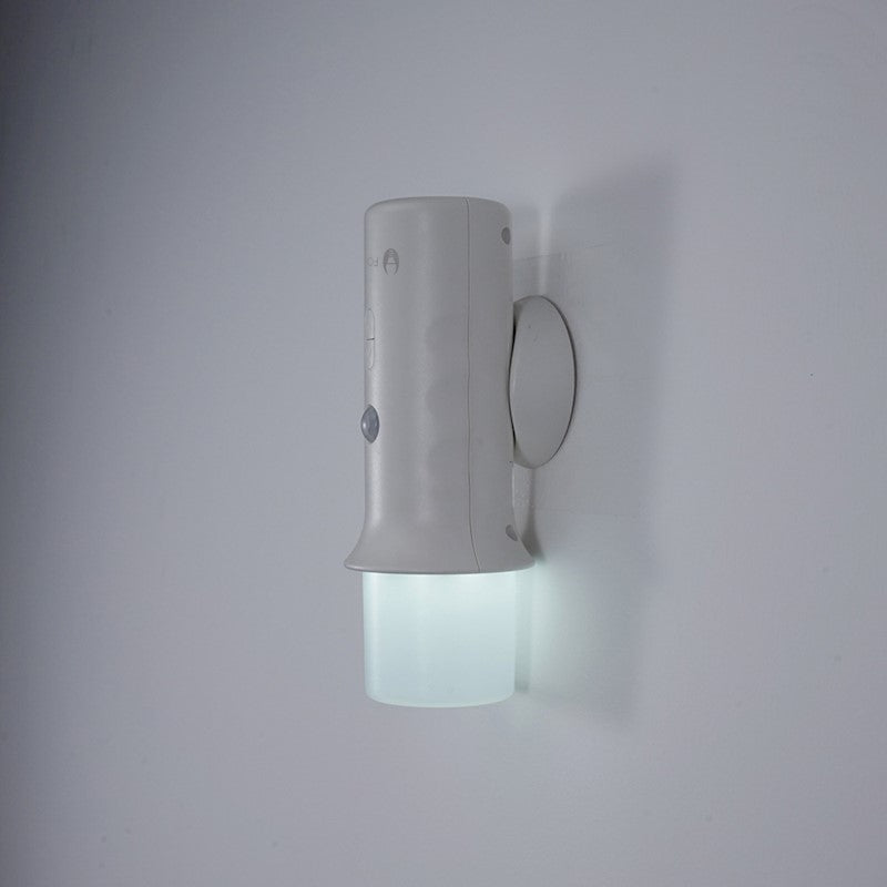 Garderobes LED gaismeklis FLC-03 PIR 3xAAA Forever Light, neitrāli balta gaisma 4500K