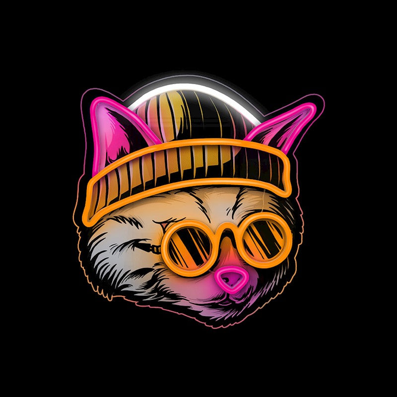 Светодиодная неоновая вывеска Forever Light CAT DREAMER FLA04, разноцветный