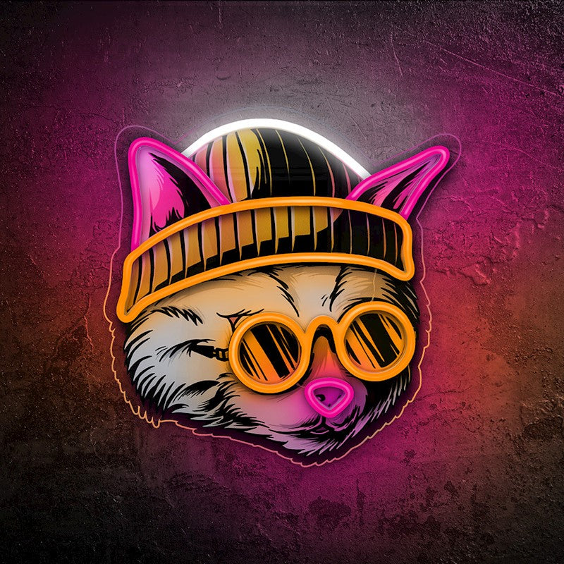 Светодиодная неоновая вывеска Forever Light CAT DREAMER FLA04, разноцветный