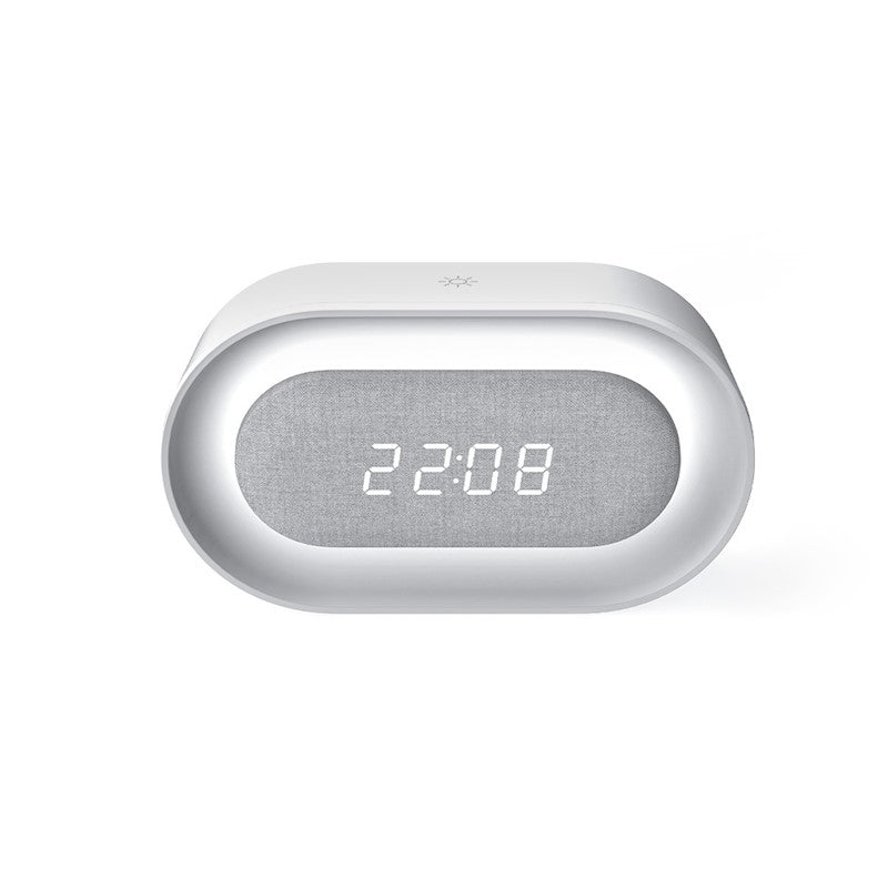 Modinātājs ar LED nakts gaismu PURE FNL-07 AKSEL balts, garš Forever pulkstenis
