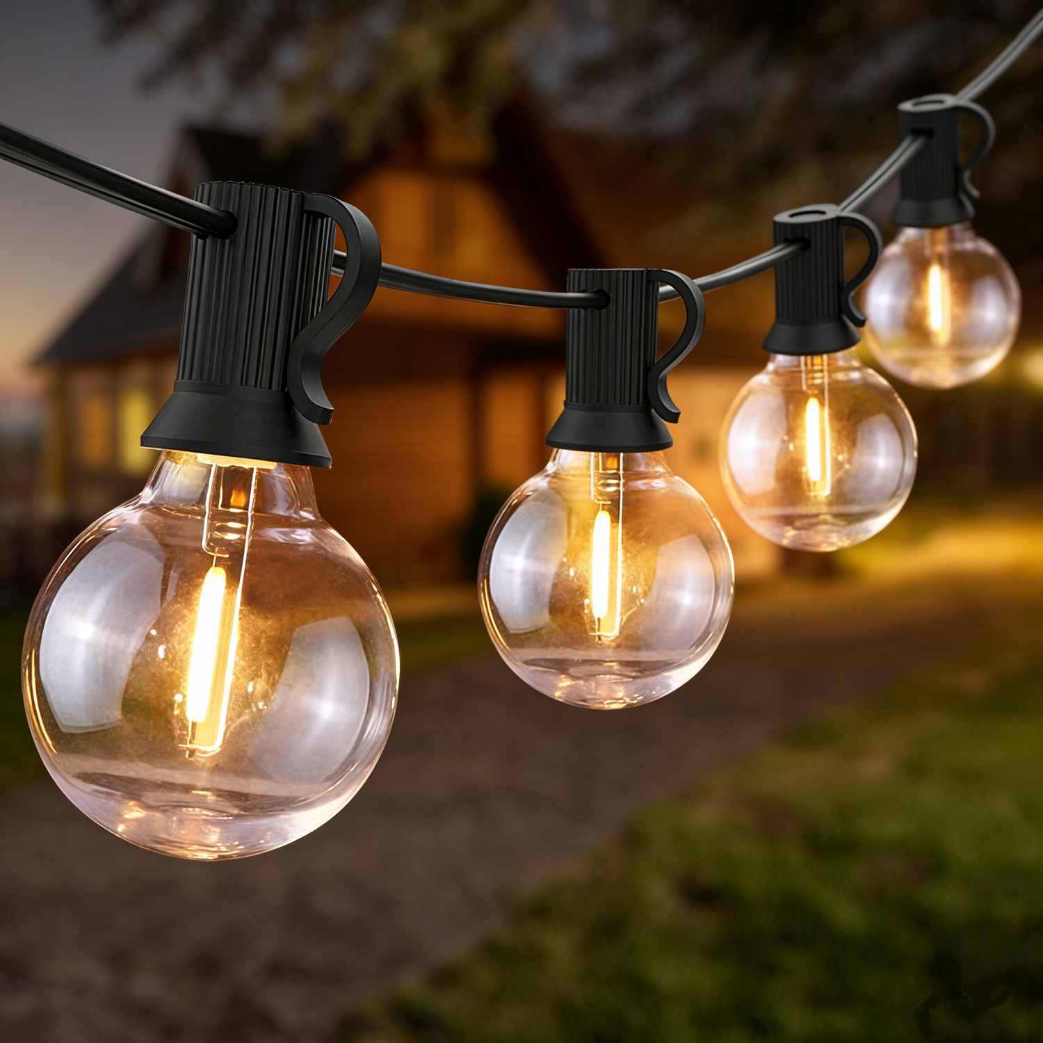 Forever Light SUNARI FLS-180 saules LED virtene, 8,5 m, 10 + 1 caurspīdīgas spuldzes, 1800 mAh, pults