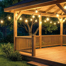Forever Light SUNARI FLS-180 saules LED virtene, 8,5 m, 10 + 1 caurspīdīgas spuldzes, 1800 mAh, pults