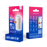 G4 3,5W(370Lm) Forever Light LED spuldze, 12V, 6000K, F klase
