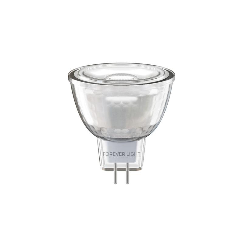G4 12V 2.2W(195Lm) LED spuldze MR11, IP20,  auksti balta gaisma 6000K