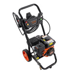 VEVOR benzīna augstspiediena mazgātājs, 3400 PSI, 9,8 l/min, ar 5 sprauslu komplektu automašīnām, vertikāls