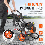 VEVOR benzīna augstspiediena mazgātājs, 3400 PSI, 9,8 l/min, ar 5 sprauslu komplektu automašīnām, vertikāls