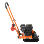 VEVOR vibroplate ar 2 ZS 79 cm³ benzīna dzinēju, 5250 vibrācijas/min, 8 kN blietēšanas spēks, 41 × 31,5 cm plāksne, augsnes blietētājs bruģim, asfaltam, pamatiem un gruntij