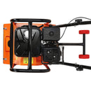 VEVOR vibroplate ar 6,5 ZS 212 cm³ benzīna dzinēju, 6400 vibrācijas/min, 15 kN blietēšanas spēks, 53 × 40 cm plāksne, pašgājēja augsnes blietētājs bruģim, asfaltam, pamatiem un gruntij