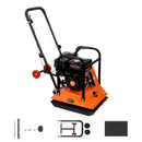 VEVOR vibroplate ar 6,5 ZS 212 cm³ benzīna dzinēju, 6400 vibrācijas/min, 15 kN blietēšanas spēks, 53 × 40 cm plāksne, pašgājēja augsnes blietētājs bruģim, asfaltam, pamatiem un gruntij