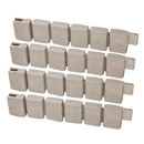 VEVOR dekoratīvā dārza apmale akmens imitācija 119,9 × 22,9 cm, elastīga ķieģeļa izmēra dārza apmale ar stiprinājuma tapām, izbalēšanai izturīga zāliena un dārza apmale piebraucamajiem ceļiem un celiņiem, bēša