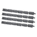VEVOR dekoratīvā dārza apmale akmens imitācija 117,9 × 5,6 cm, elastīga ķieģeļa izmēra dārza apmale ar stiprinājuma tapām, izbalēšanai izturīga zāliena un dārza apmale piebraucamajiem ceļiem un celiņiem, pelēka