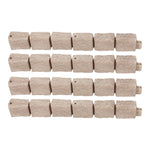 VEVOR dekoratīvā dārza apmale akmens imitācija 118,9 × 9,9 cm, elastīga ķieģeļa izmēra dārza apmale ar stiprinājuma tapām, izbalēšanai izturīga zāliena un dārza apmale piebraucamajiem ceļiem un celiņiem, bēša