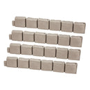 VEVOR dekoratīvā dārza apmale akmens imitācija 118,9 × 9,9 cm, elastīga ķieģeļa izmēra dārza apmale ar stiprinājuma tapām, izbalēšanai izturīga zāliena un dārza apmale piebraucamajiem ceļiem un celiņiem, brūna