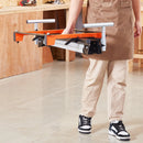 VEVOR leņķzāģa statīvs, salokāms, tērauda konstrukcija, 136 kg slodzes kapacitāte