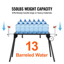 Подставка для торцовочных пил VEVOR грузоподъемностью 550 кг, стальная складная подставка для торцовочных пил