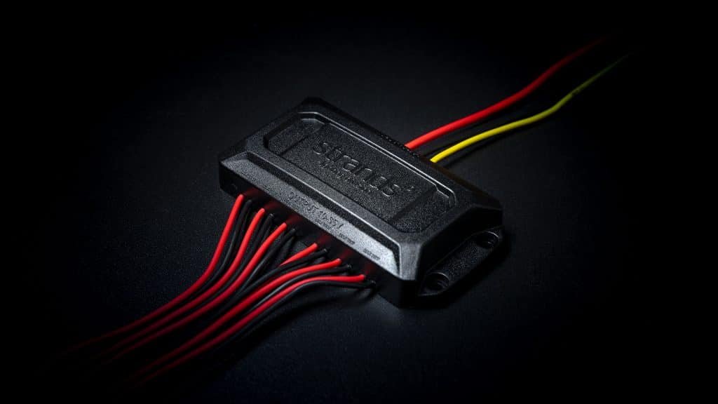 STRANDS 10-35V LED STROBO kontrolieris, IP68, 100.00 x 17.00 x 50.00mm, melns