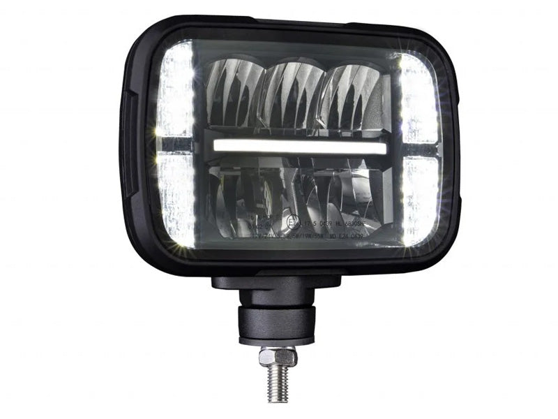 STRANDS LED high and low beam lamp 9-32V, IP67, 200.00 x 142.00 x 85.00 mm, cable 5m, cold white light 6000K