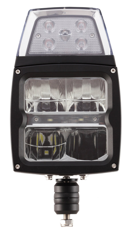 10-30V 20W(3600Lm un 1800Lm) STRANDS(Zviedrija) tuvās un tālās gaismas LED lampa, IP68,  A plow lamp, vada garums 3m, garantija 3 gadi, auksti balta gaisma 5500K