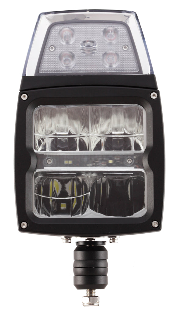 10-30V 20W(3600Lm un 1800Lm) STRANDS(Zviedrija) tuvās un tālās gaismas LED lampa, IP68,  A plow lamp, vada garums 3m, garantija 3 gadi, auksti balta gaisma 5500K