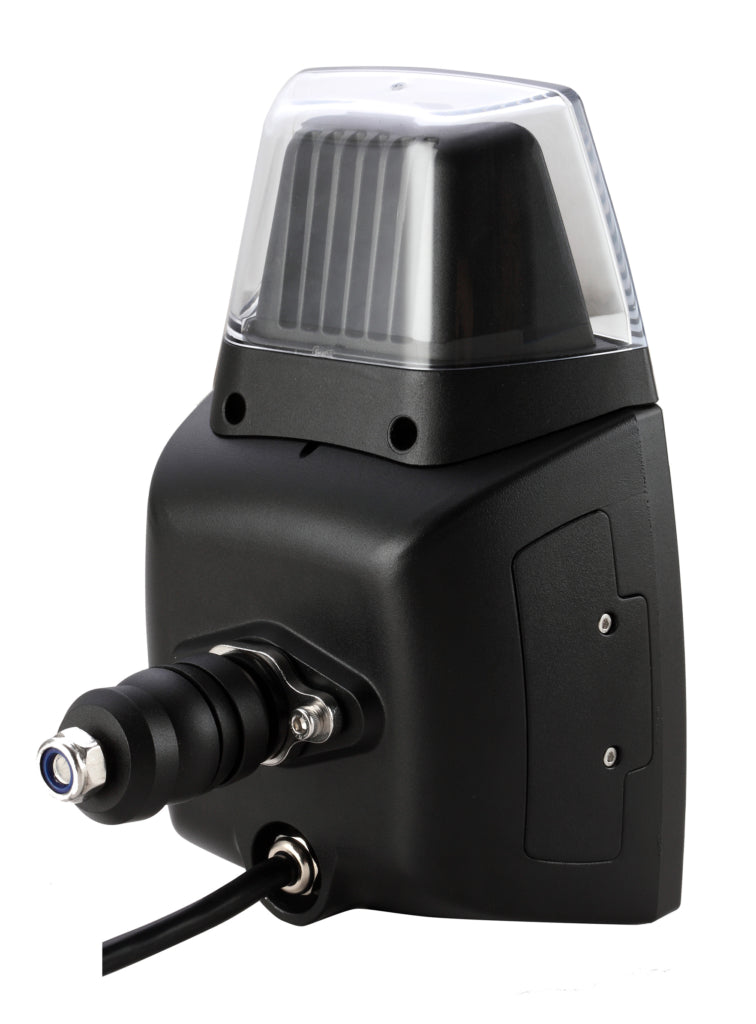 10-30V 20W(3600Lm un 1800Lm) STRANDS(Zviedrija) tuvās un tālās gaismas LED lampa, IP68,  A plow lamp, vada garums 3m, garantija 3 gadi, auksti balta gaisma 5500K