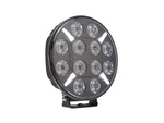 9-36V 12000LmSTRANDS LDL-04 LED-tilläggslampa 9", IP68, IP69K, ECE R10, ECE R112, R7, svart, kallvitt ljus 6500K