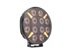 9-36V 12000LmSTRANDS LDL-04 LED-tilläggslampa 9", IP68, IP69K, ECE R10, ECE R112, R7, svart, kallvitt ljus 6500K