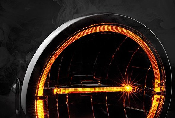 10–32 В, 67 Вт, 5535 лм, STRANDS (Швеция) AMBASSADOR DARK EDITION сигнальная лампа, IP68, EMC ECE R10, 230,50 x 132,00 мм, кабель 3 м, гарантия 3 года, холодный белый свет 6000 К