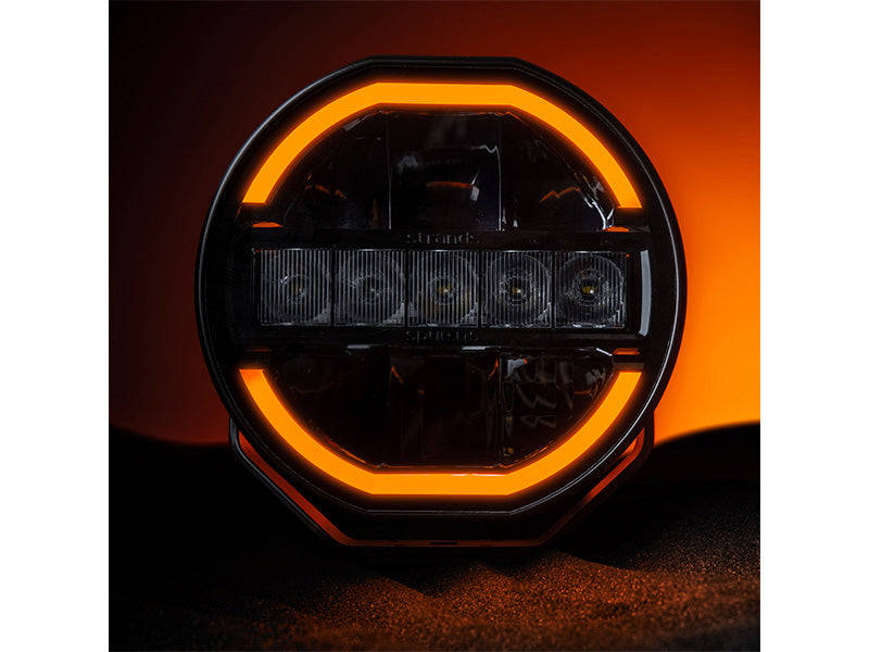 10-38V 8250Lm SIBERIA SKY LORD papildlukturis, IP68, IP69K, ECE R10, CISPR25 Class 3, melns, auksti balta gaisma 5700K (Copy)