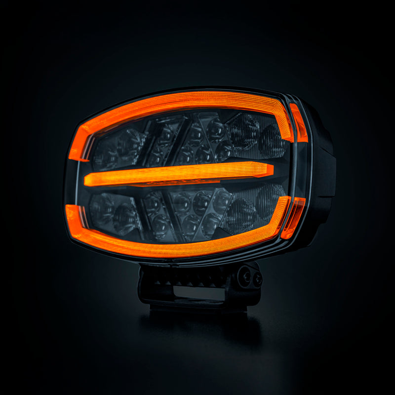 10-48V 146W 15400Lm STRANDS LED tālās gaismas lukturis, IP67, ECE R65 class 2 (XA2), R148(R7), R149(R112)  ECE R10, auksti balta gaisma 5700K