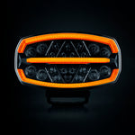 10-48V 146W 15400Lm STRANDS LED tālās gaismas lukturis, IP67, ECE R65 class 2 (XA2), R148(R7), R149(R112)  ECE R10, auksti balta gaisma 5700K
